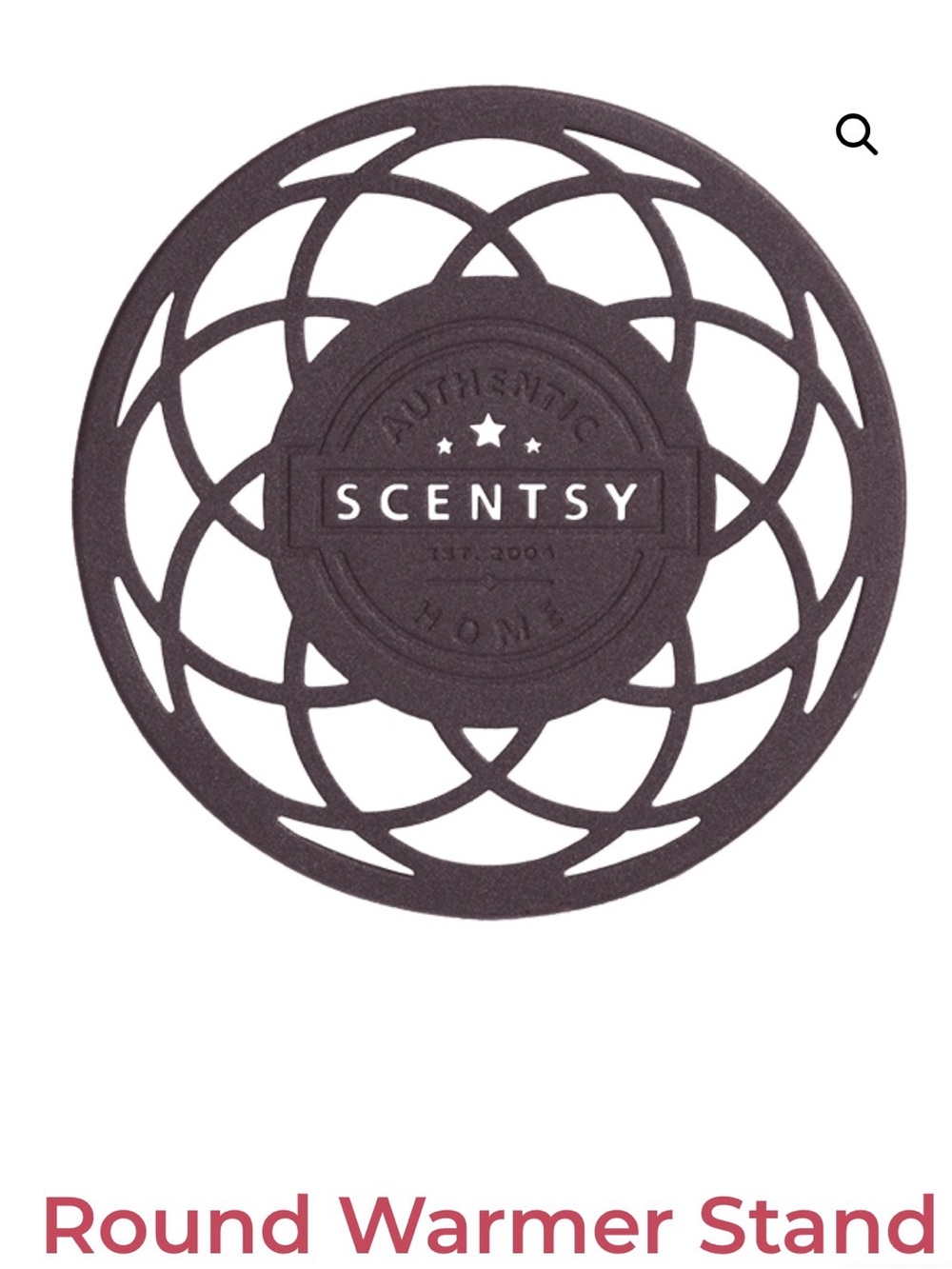 (Bundle)SCENTSY Authentic Home Fragrance Wax Melt Warmer/5” Round Stand Bundle